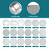 LVDALAB 304 200 (0.075mm) 4inch(10cm) Stainless Steel Mesh Lab Sieve, Mesh Aperture Test Sieve, Diameter Economy