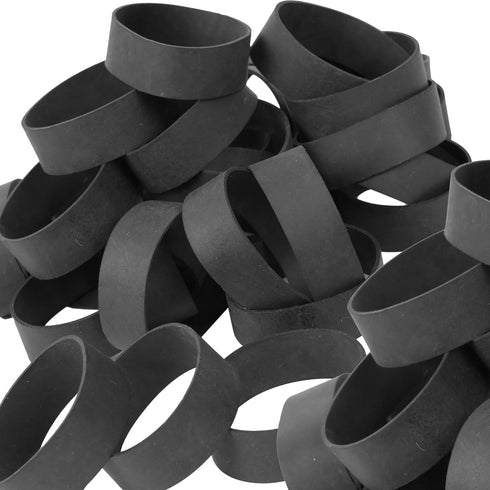 Rubber Bands Size#94, 30 Pieces Heavy Duty Black Elastic Rubber Bands, Extra Large Thick Wide Industrial Strong Office