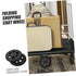 2pcs CHILDWEET Folding Grocery Cart Wheels Heavy Duty Rolling Cart Accessories for Supermarket Use Easy Installation