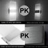12W 6000K Dimmable Plug(1 Pack) ChangM Modern LED Acrylic Wall Sconce Cool White Up Down Lamp for Bedroom Corridor