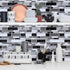 Livebor Peel and Stick Backsplash Wallpaper, 11.8inch x 196.8inch Tile Contact Paper for Kitchen Countertops