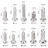 1000Pcs Mini Screw Kit, M1 M1.2 M1.4 M1.7 Phillips Pan Head Micro Screws, Self-Tapping, Nickel-Plated