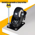 2" Caster Wheels, Set of 4 Heavy Duty Silent Locking Casters with Polyurethane (PU) Wheels, Swivel Plate for Cart,