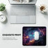 Galactic Nebula Starscape Mouse Pad, Stitched Edges Non-Slip Rubber Base, Explore The Universe from Your Desk