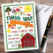 The Card Zoo Country Farm Tractor Party Thank You Cards