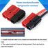 smseace 10Pairs 45Amp Power Connectors - 4-6mm² (10-12AWG) Quick Connect/Disconnect Power Pole Connectors for