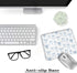 XUNLURY 9.5x7.9 Inch Coquette Blue Bow Mouse Pad, Preppy Girly Blue Aesthetic Mousepads for Wireless Mouse Computers