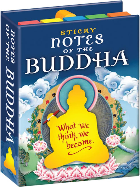 The Unemployed Philosophers Guild Sticky Notes of The Buddha, 3.25" by 4.25" Booklet with Individual Notes