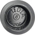 Premium Grade 1 1/4 Inch Round Plastic Plugs, 8 Pack, Durable Chair Glide Sliders, Black