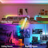 8 LEPOTEC RGB Under Cabinet Lighting,Motion Sensor Light Indoor with Adjustable Colors and Brightness,LED RGB Lights