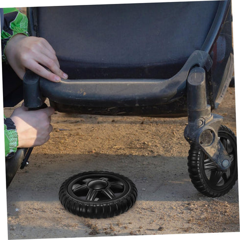 4pcs ULTECHNOVO Shopping Cart Wheel Rolling Cart Wheel for Grocery Trolley Heavy Duty Easy Installation Suitable