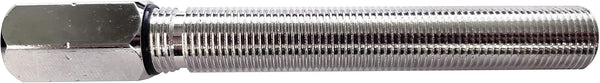 Westbrass D203-ADAPT 1/4 in. x 3 in. Threaded Shank Cold Water Dispenser Faucet Extension Adapter, Chrome