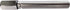 Westbrass D203-ADAPT 1/4 in. x 3 in. Threaded Shank Cold Water Dispenser Faucet Extension Adapter, Chrome