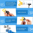8 Pcs Reversible Spray Tip Nozzles for Airless Paint Sprayer, Tips for Airless Spraying Machine Parts