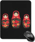 Generic Russian Nesting Dolls Funny Gaming Mousepad Rubber Base Computer Desk Mat for Laptop Office