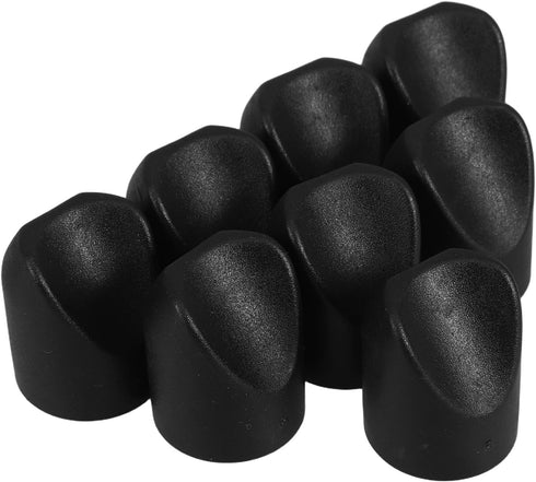 LIOOBO 8-Pack Heavy Duty Plastic Folding Chair Caps V-tip Stability Plugs for Metal