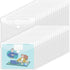Sooez 36 Pack Plastic Envelopes - Clear Document Folders US Letter A4 Size File Envelopes with Label Pocket
