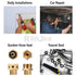 200 Pcs Flat Rubber Washers Assortment Kit: RonJea Black Rubber Flat Washer for Bolts, Faucets, and Plumbing
