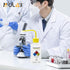 ULAB 4pcs Safety Wash Bottles, Isopropanol Wide-Mouth, LDPE Material, 500ml, UWB1023
