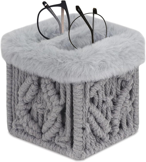 2 in 1 Glasses Holder Stand, Anti-scratch Plush Lined Eyeglass Holder Stand,