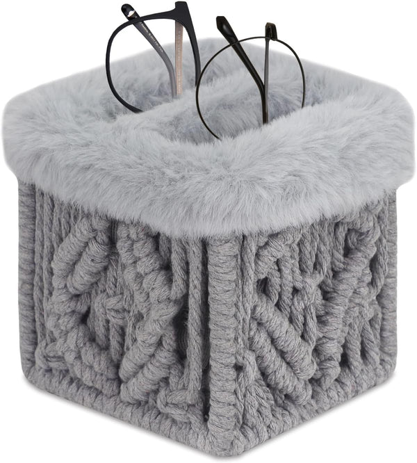 2 in 1 Glasses Holder Stand, Anti-scratch Plush Lined Eyeglass Holder Stand,