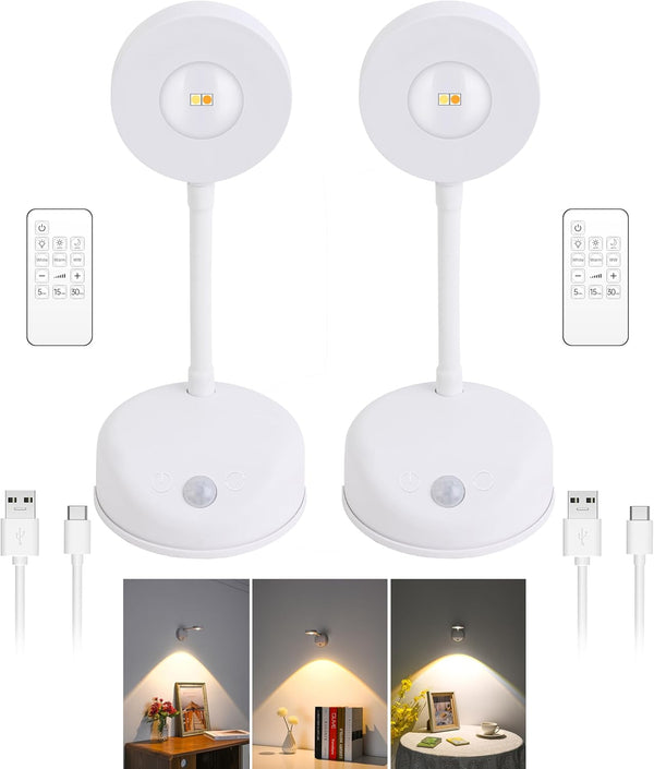 Generic 2200mAh Cat's Eye Bulb Motion Sensor Picture Light, LED Wall Sconce, Spotlight