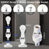 E26/E27 Screw in Motion Sensor Light Socket, Socket Adapter with Dusk to Dawn & Motion Detection, Auto On/Off Smart