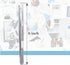 Dissecting Tissue Tweezers 6" (15.24 cm) Blunt 1x2 Rat Tooth Straight Stainless Steel Forceps