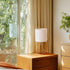 Fengarolam Lamp,14" Shade,E26 Vintage Golden Metal Table Small Bedside Lamp with Farmhouse Hollowed Out Metal Base