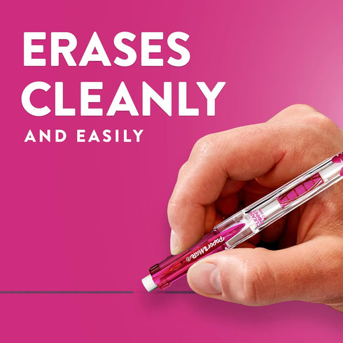 Paper Mate Clearpoint Mechanical Pencils, 0.7 mm Lead, Refillable, Vibrant Colors, Comfortable Grip, 6 Pack