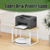 MARTY Printer Stand with Storage for Desk, Desktop Printer Stand Shelf Organzier for Home/Office Heavy Duty Printer