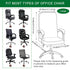 Chair,L,A32 CRFATOP Stretch Computer Office Chair Cover with Durable Zipper Universal Rotating Chair Desk Chair Cover