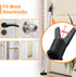 ETICSIPA 1.3" 2PCS Door Security Bar Heavy Duty Metal Patio Door Security Bar for Hinged & Sliding Glass Door Portable