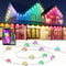 IVRICH 50FT Permanent Outdoor Lights, Smart RGB Eave Light with Color Changing,