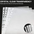 PANDRI 600 Pack Clear Heavy Duty Plastic Page Protectors, Fits Standard 8.5 x 11 Paper, 11-Hole for 3 Ring Binder