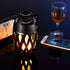 DiKaou LED Flame Outdoor Table Lamp Torch Table Lamp with Blutooth Speaker, Rechargeable Ambience Lantern with Flickers