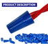 Eagles 100Pcs Twist on Wire Connectors - Blue #20 - #18 AWG Wire Cap Bulk with Spring Inserted, Easy Screw on Caps