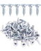 200pcs #6x5/8 Flat Head Phillips Drywall Screws, Fine Thread Sharp Point Wood Screws, Zinc Coated Carbon Steel