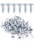 200pcs #6x5/8 Flat Head Phillips Drywall Screws, Fine Thread Sharp Point Wood Screws, Zinc Coated Carbon Steel