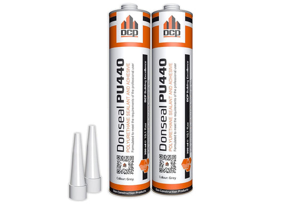 DCP Donseal PU440 Polyurethane Concrete Sealant, Non-Sag Caulking for Concrete Expansion Joints, 10.1 fl. oz