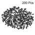 uxcell 200Pcs SV1.25-3.2 Insulated Fork Spade U-Type Wire Connector Electrical Crimp Terminal 22-16AWG Black
