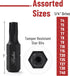 Bates Tamper Proof Torx Bit Set, 13 Pieces Set, T4-T40, Security Torx Bit Set, Star Bits Set, Screwdriver Bit Sets