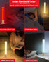 670nm Red Light Night Light Lamp for Sleep GlowPillar Red Nightlight Desk Lamp with Wavelength Multi-Color