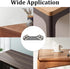 PDETVEO 10PCS Heavy-Duty Trapezoid Brackets, Stainless Steel Corner Braces, Triangle Support Connectors for Furniture