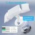60W IP65 6000LM 6500K Olafus Flood Lights Dusk to Dawn Outdoor Lighting, Waterproof LED Security Light with Photocell
