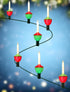 Hobbynors Vintage Christmas Bubble Lights - Set of 7 Nostalgic Bubbling Lights on