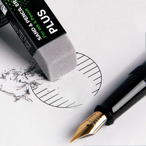 E-outstanding 2pcs Sand Eraser for School Office Stationery, Correction Supplies with Sand and Rubber Particles