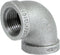HNOM0034 Galvanized Malleable Pipe Fitting, 0.75 Inch