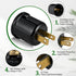 Bulb 2-Prong E26 E27 Bulb 660 125 (2, Outlet to Socket Adapter,Plug-in Light Socket,Convert Outlet to Light