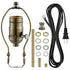Lamp Rewire Kit, 3-Way Lamp Socket with Matching Cord Lamp Harp Set, Essential Hardware for DIY Lamp Design or Repair